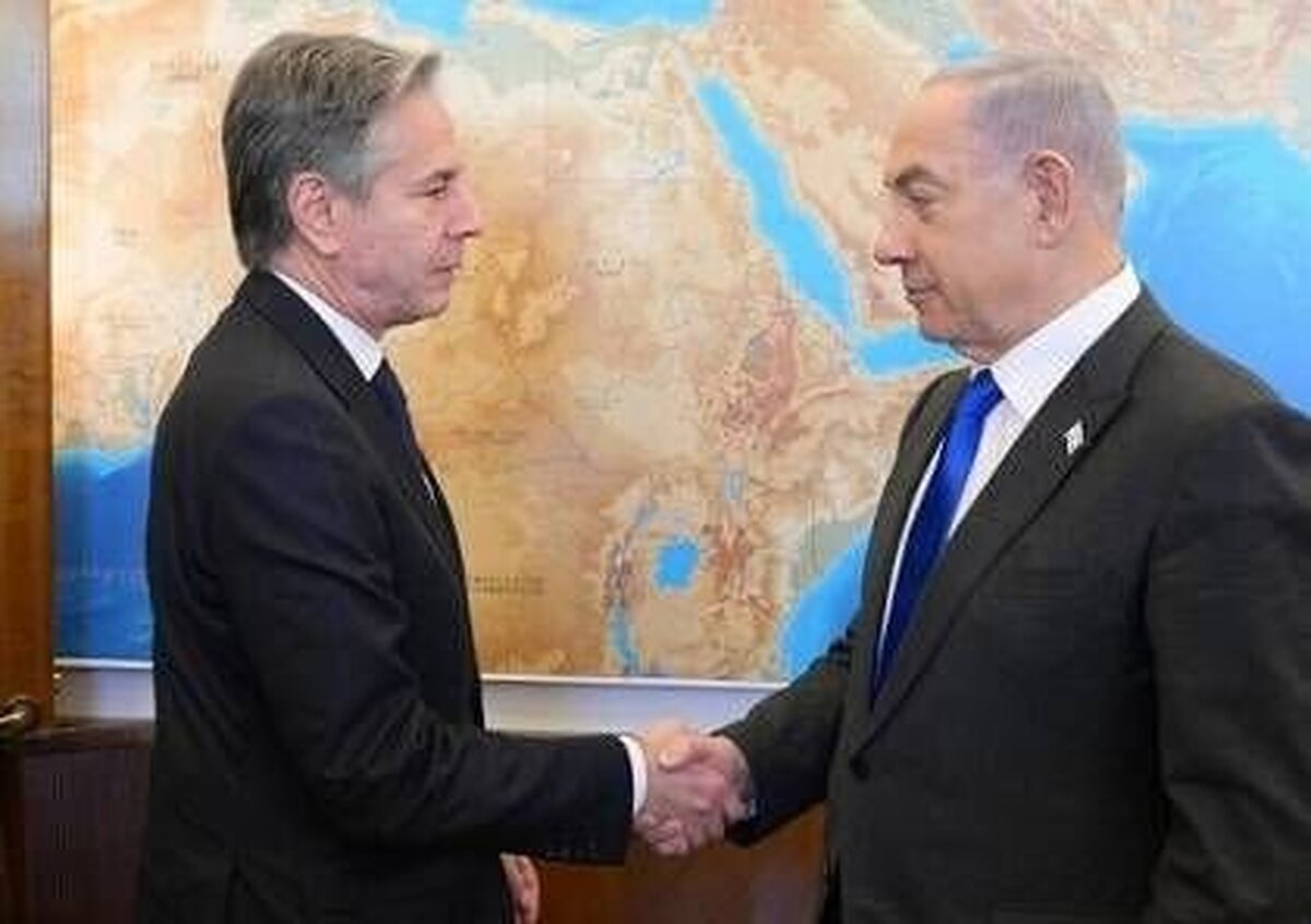 دیدار غیرعلنی و مفصل میان نتانیاهو و بلینکن
