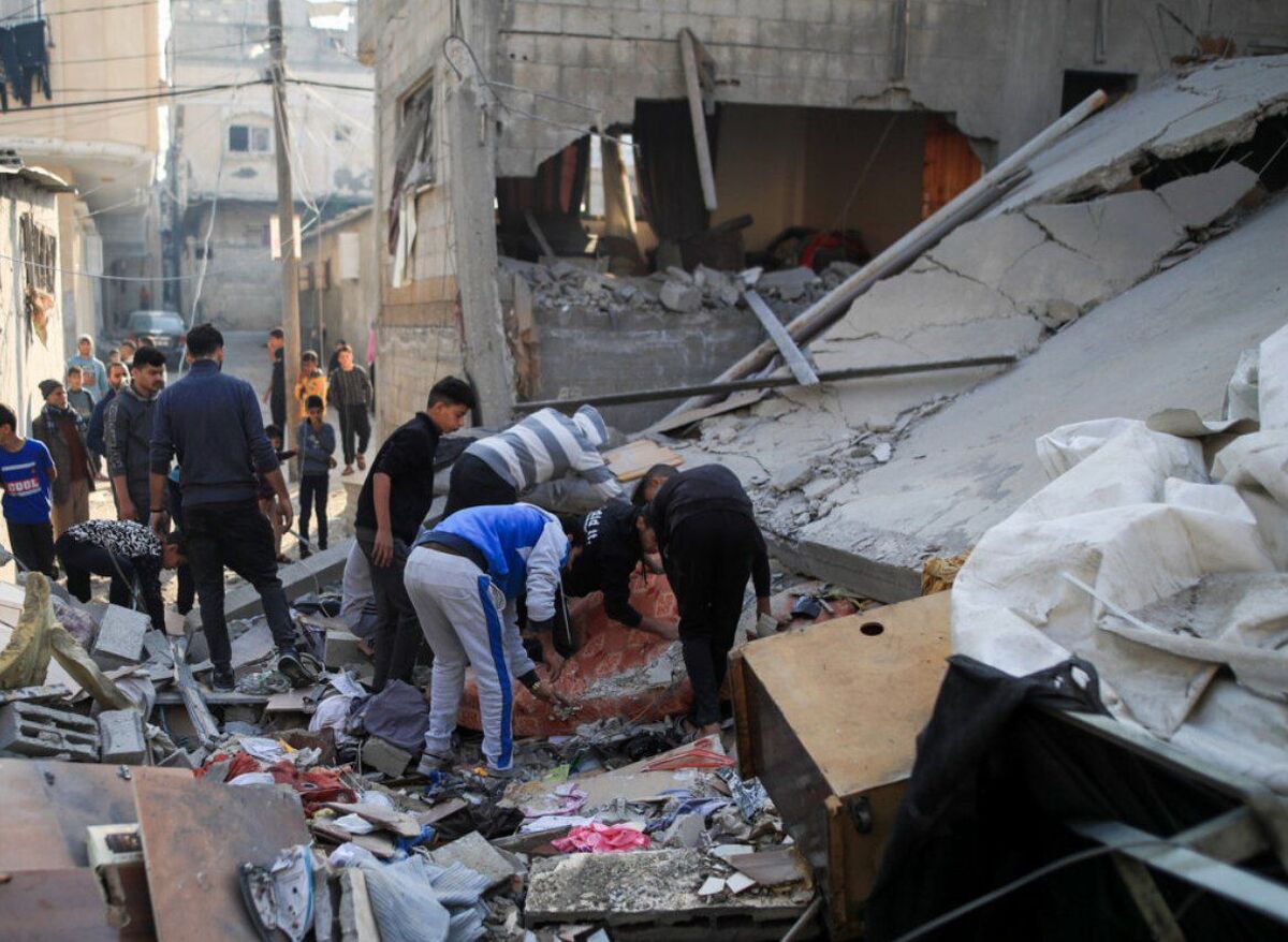 شهادت ۱۲ فلسطینی در بمباران جنوب غزه
