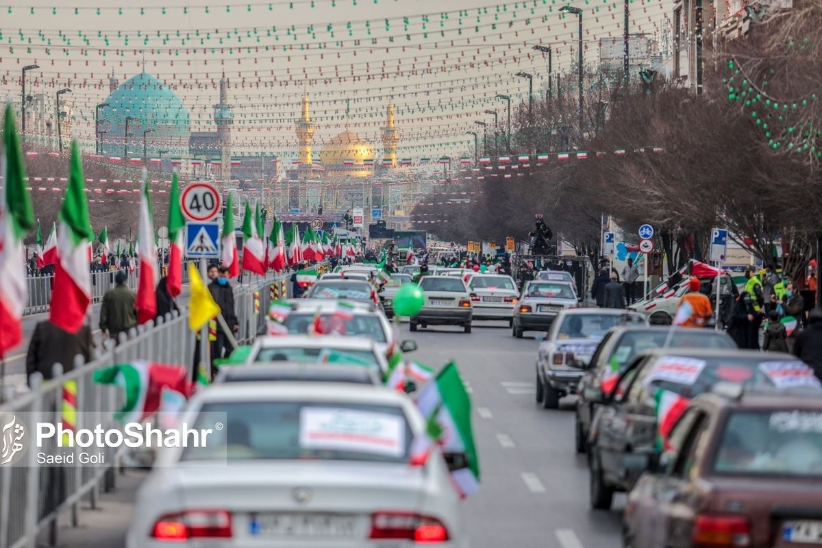 تمهیدات ترافیکی ۲۲ بهمن ماه در مشهد اعلام شد