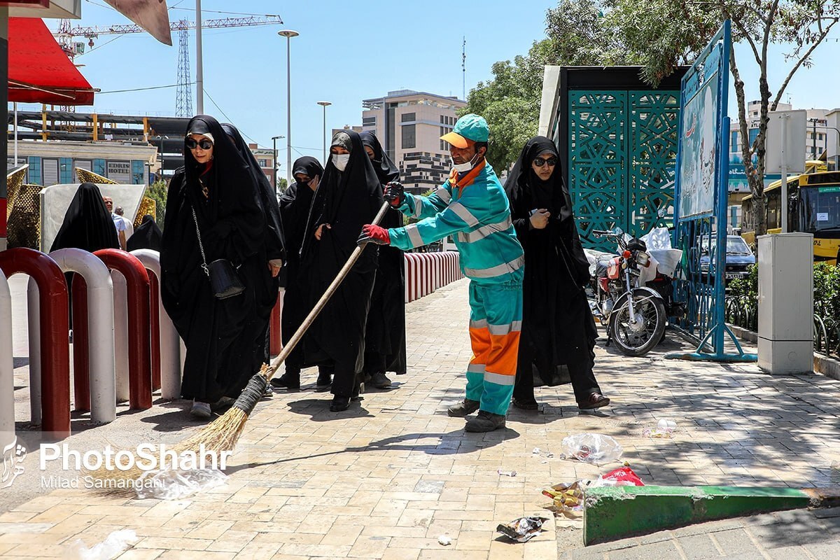 استقرار ۱۵۰۰ پاکبان در مسیر‌های راهپیمایی و منتهی به حرم مطهر در مشهد