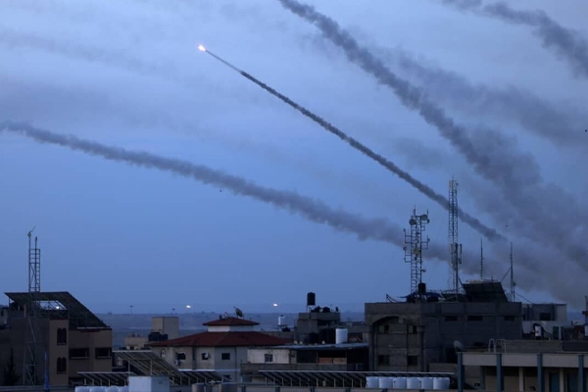 حمله راکتی مقاومت فلسطین به اراضی اشغالی