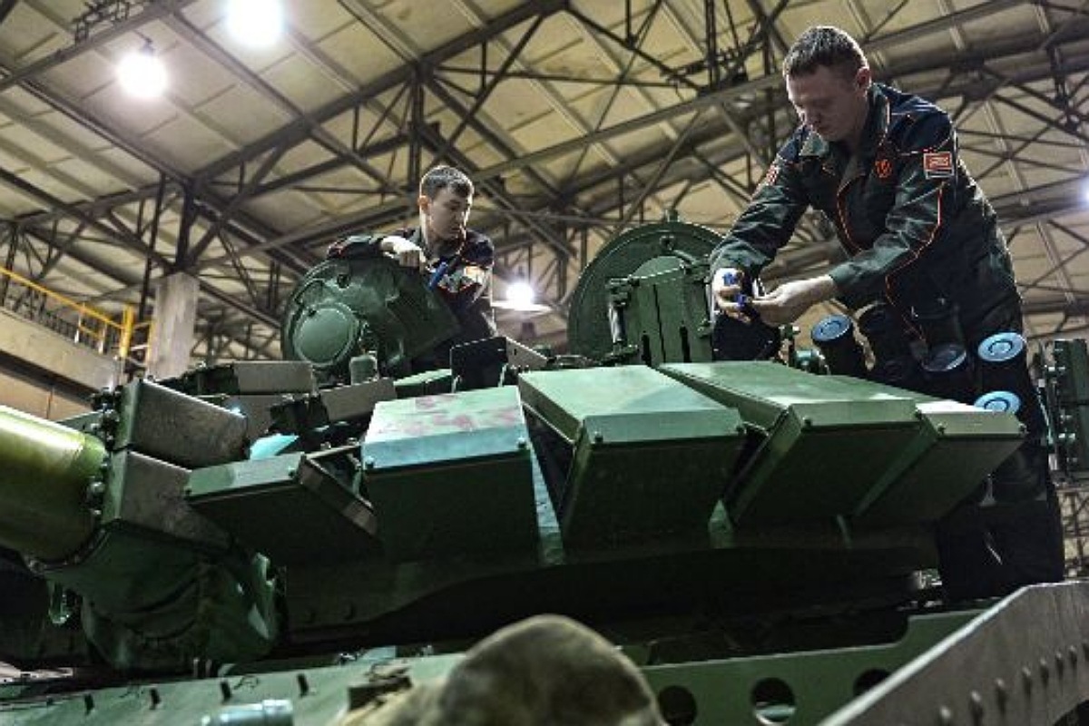 خط تولید تانک در روسیه + عکس
