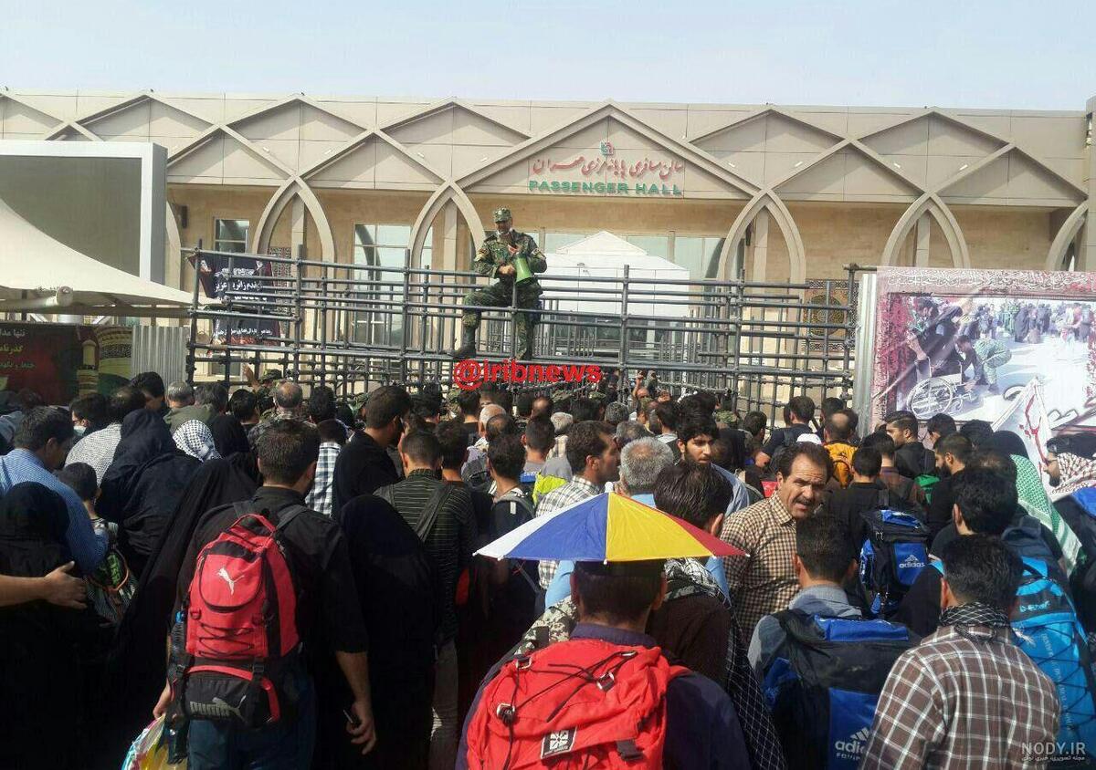 تردد و ازدحام ۱۱ هزار نفری در مرز مهران (۴ بهمن ۱۴۰۲) + ویدئو