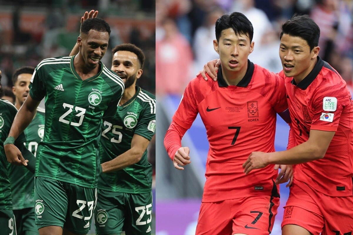 تاریخ و ساعت بازی کره جنوبی و عربستان در جام ملت‌های آسیا | فینال زودرس در یک هشتم