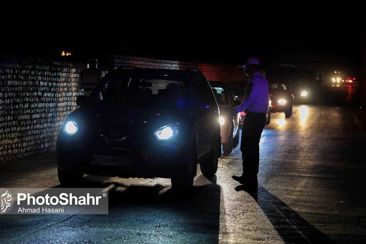 اعمال قانون ۱۴۳۴ تخلف حادثه‌ساز در مشهد طی ۲۴ ساعت گذشته | توقیف ۷۲ دستگاه خودرو متخلف (۱۹ اسفند ۱۴۰۲)