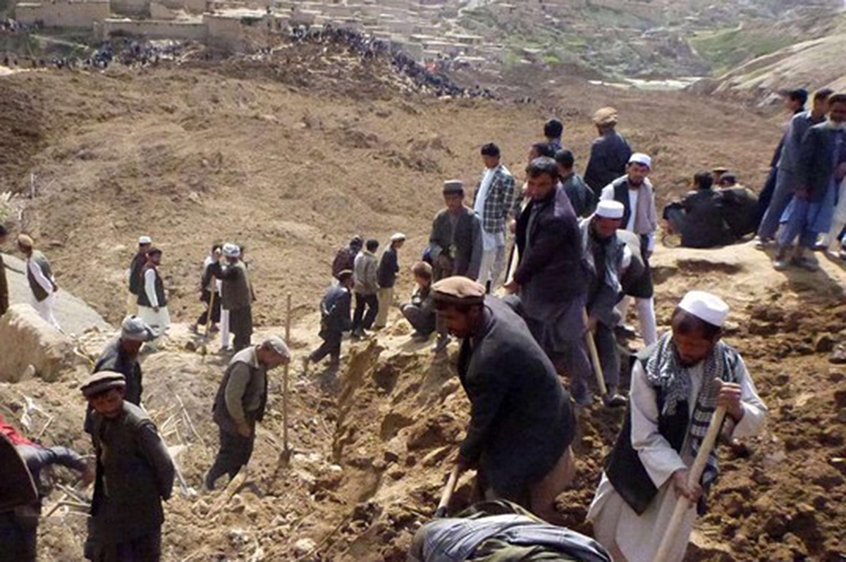 رانش زمین در نورستان افغانستان جان ۲۱ تن را گرفت