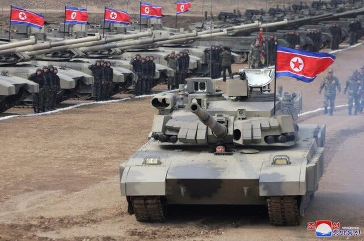 رونمایی کیم جونگ اون از تانک جدید کره شمالی