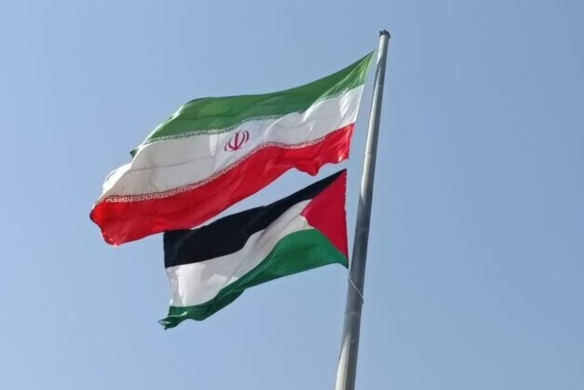 پرچم ایران بر دیوار مسجدالاقصی برافراشته شد + فیلم