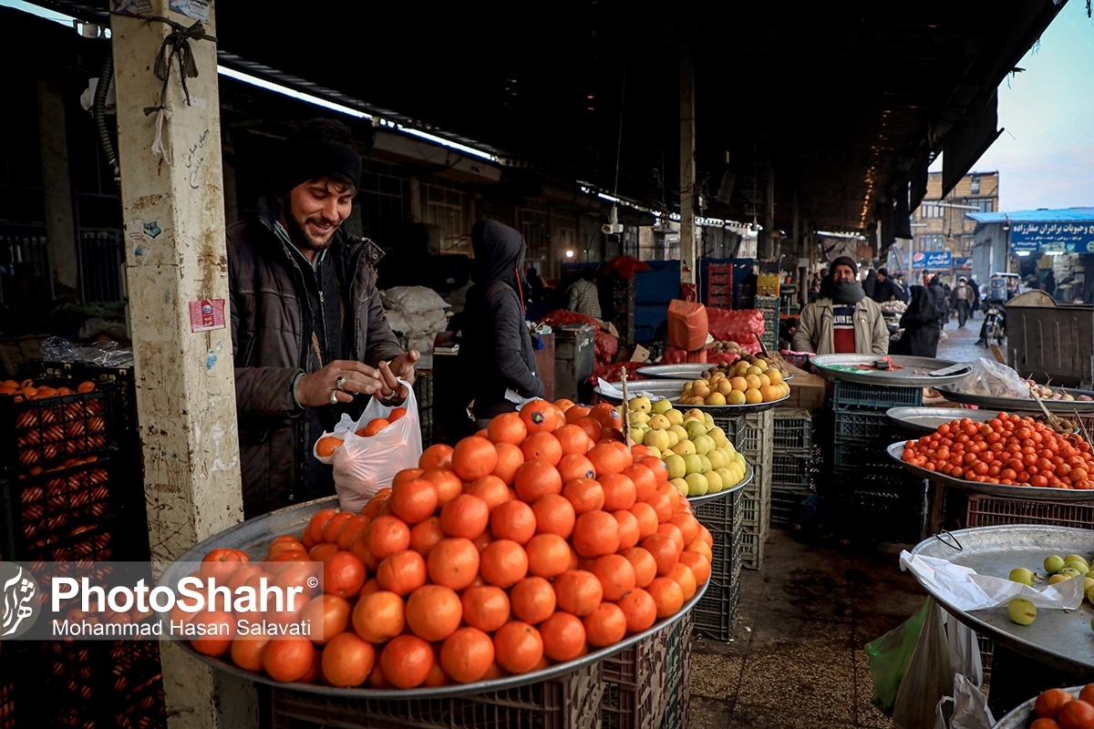 نرخ سیب و پرتقال تنظیم بازار در مشهد اعلام شد | آغاز نظارت‌ها بر میوه شب عید و خرمای ماه مبارک رمضان