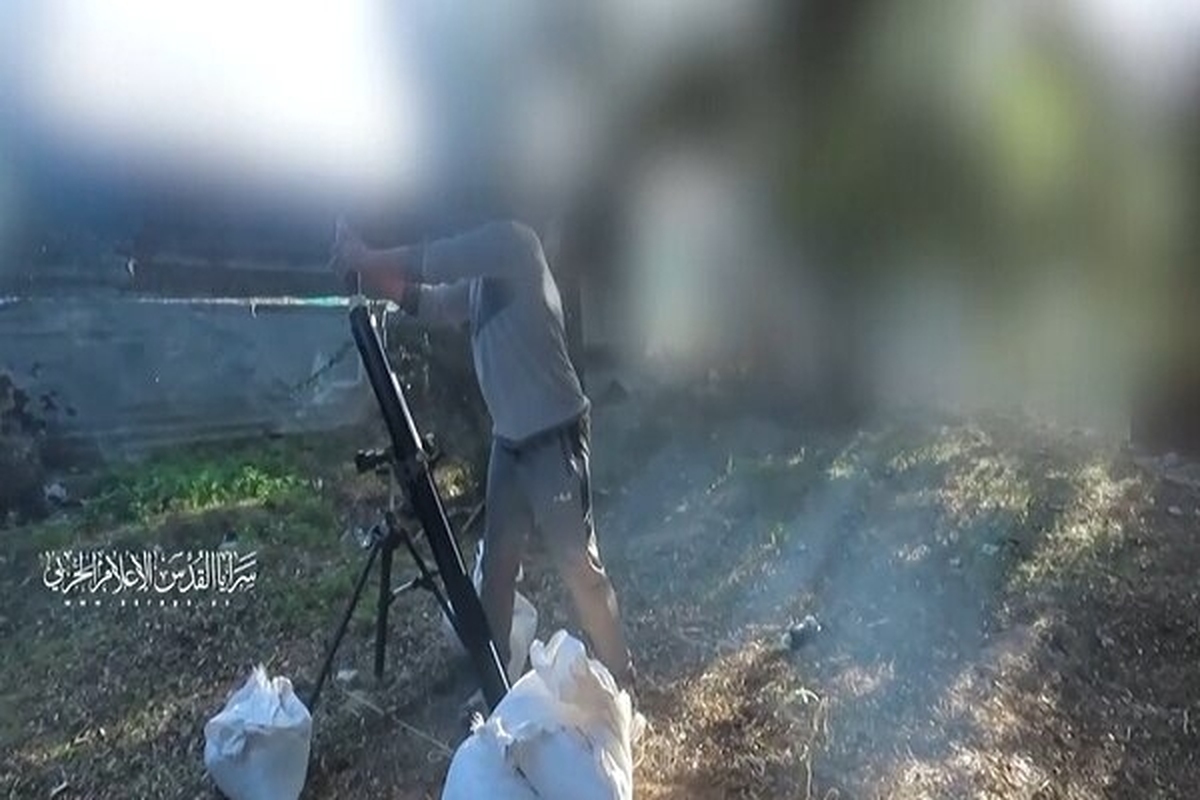 مرکز تجمع نظامیان صهیونیست در شرق غزه هدف قرار گرفت+فیلم