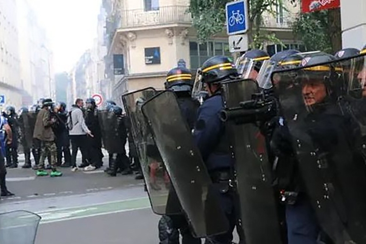 ویدئو | تظاهرات هزاران نفری علیه ماکرون در لیون فرانسه