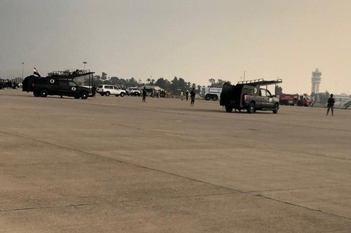 شنیده شدن صدای انفجار در پایگاه نیروهای آمریکایی در بغداد