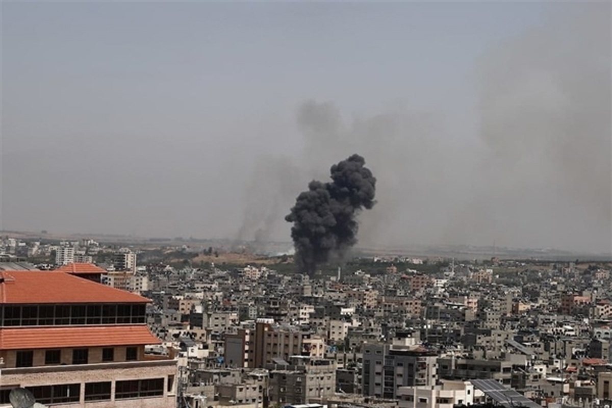 حمله رژیم صهیونیستی به نوار غزه + فیلم