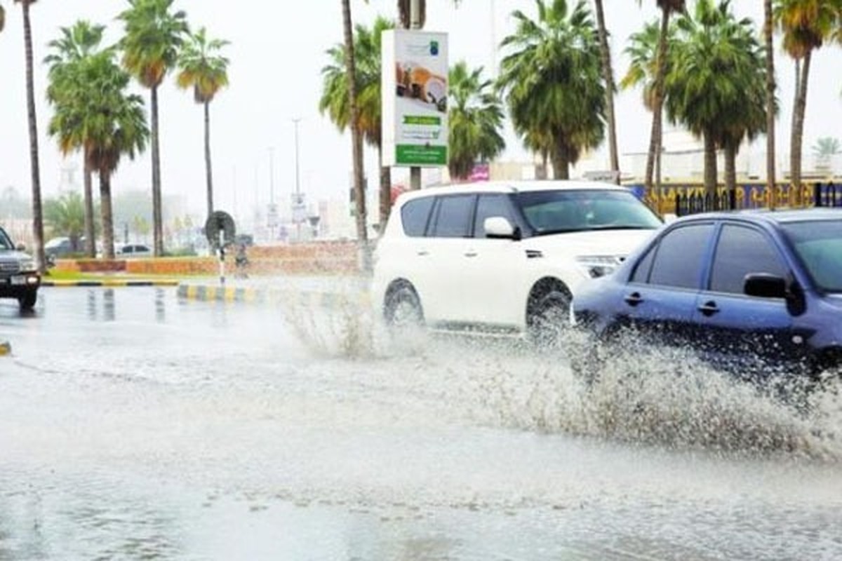 بارش باران در عربستان رکورد شکست