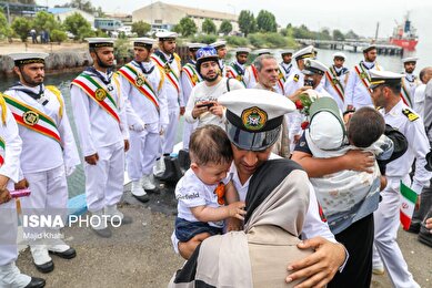 ایران زیباست | استقبال از ناوگروه ۸۶ نیروی دریایی