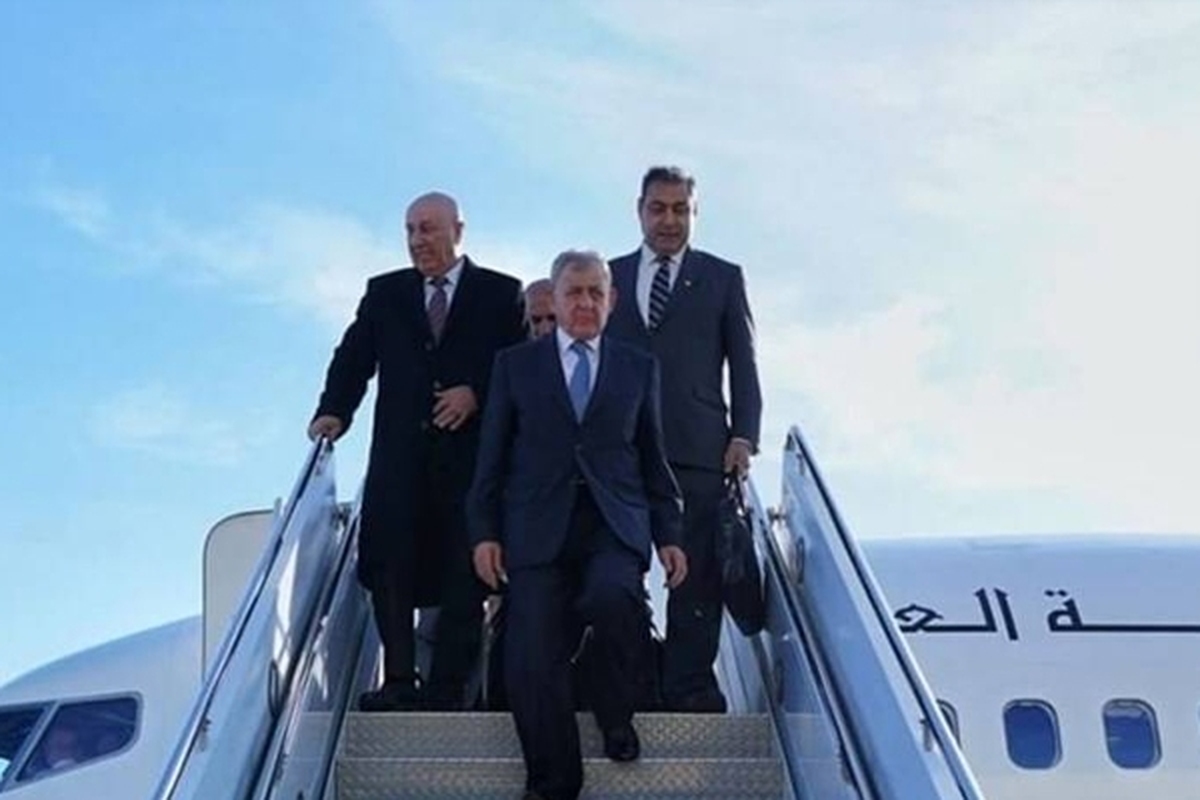 مصدومیت رئیس جمهور عراق در فرودگاه بغداد + جزئیات