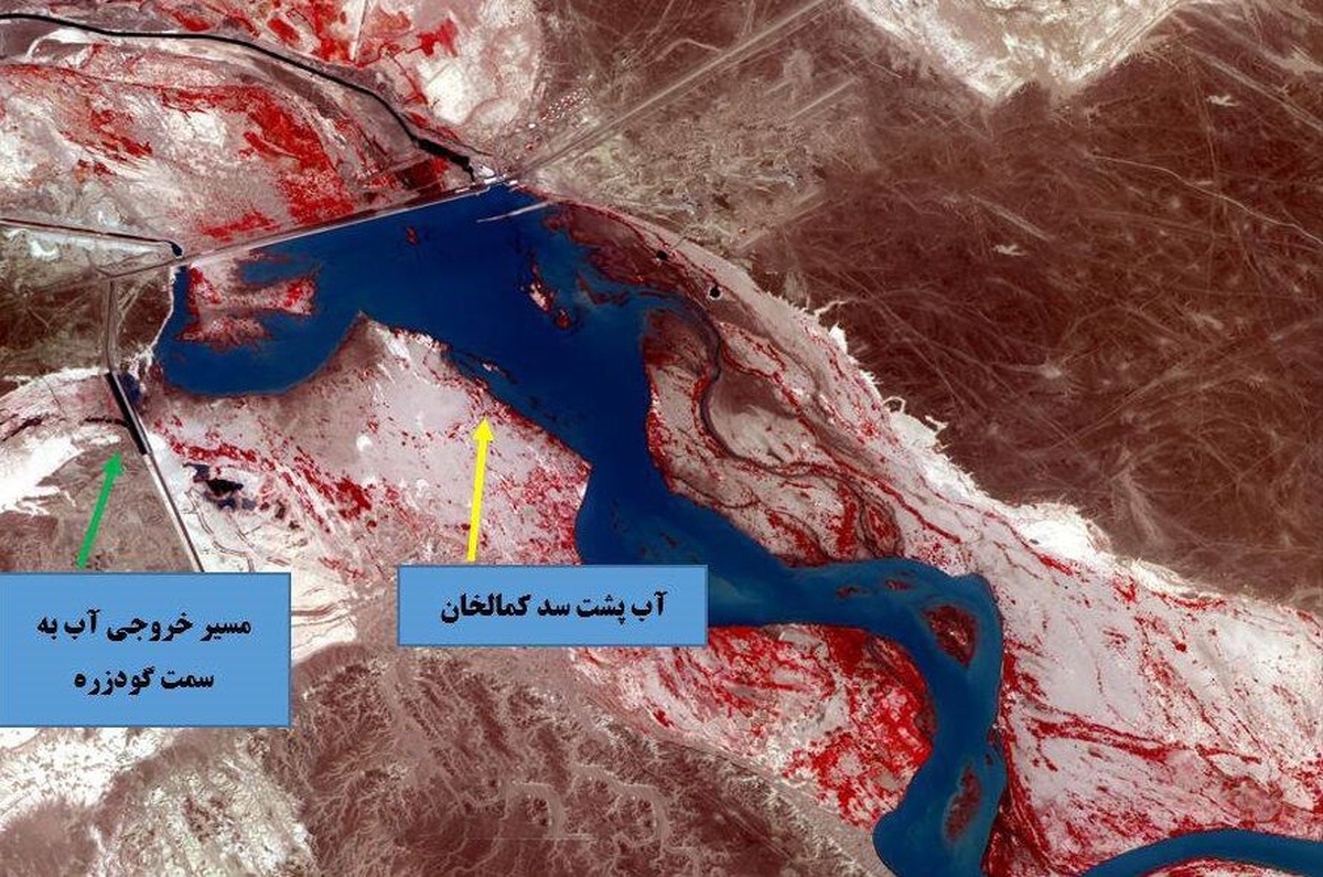 تصاویر ماهواره‌ای ادعای طالبان درباره آب پشت سد کجکی و کمال‌خان را رد کرد + جزئیات