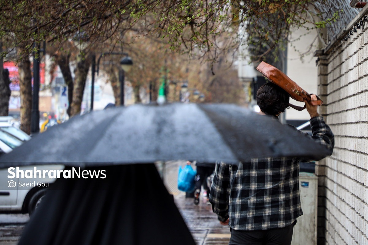 بارش باران در مشهد (سه شنبه ۲ خرداد ۱۴۰۲) + فیلم