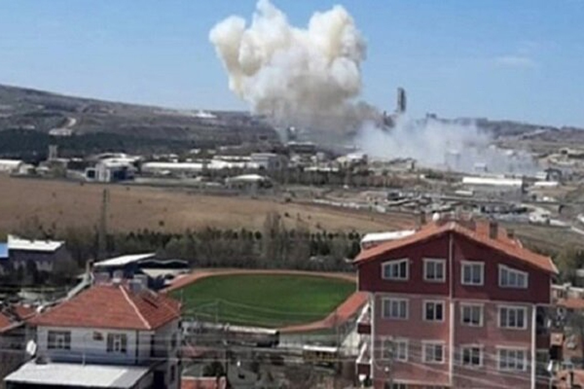 انفجار در کارخانه موشک‌سازی ترکیه ۵ کشته برجای گذاشت + ویدئو