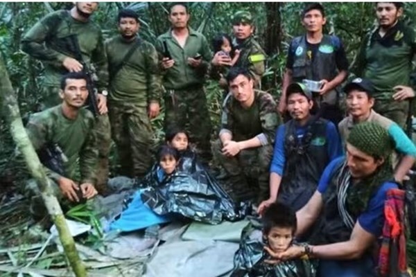 ۴ کودک، ۴۰ روز پس از یک سانحه هوایی در آمازون پیدا شدند + عکس