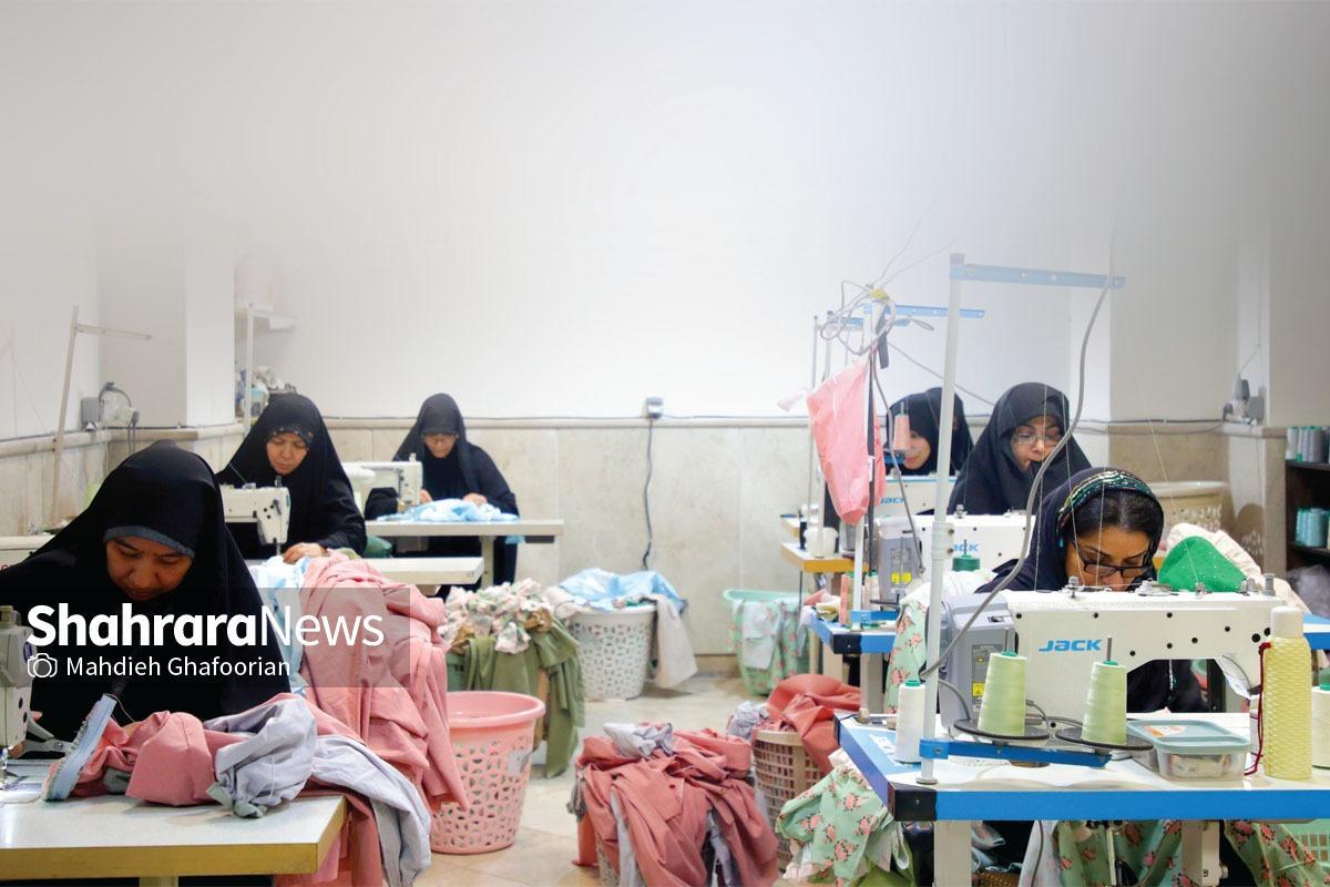 گزارشی از کارگاه تولید لباس دخترانه مشهدی با شهرتی بین‌المللی