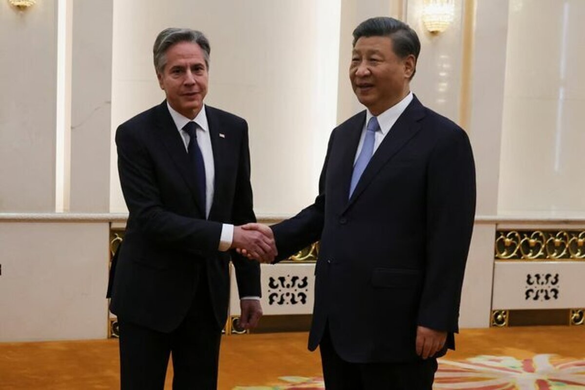 وزیر خارجه آمریکا با رئیس جمهور چین دیدار کرد