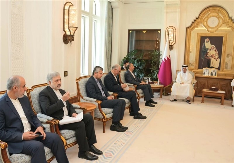 وزرای خارجه ایران و قطر دیدار کردند+ عکس