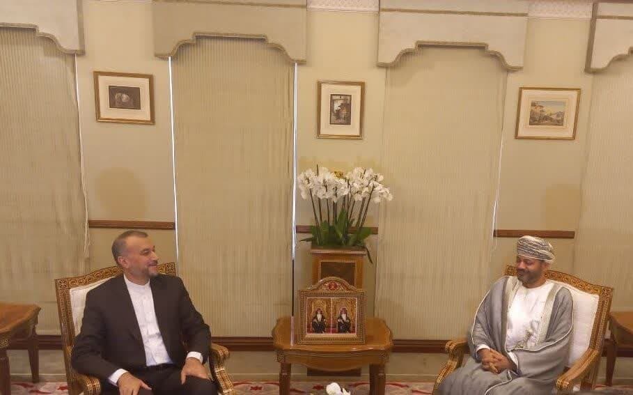 دیدار وزرای خارجه ایران و عمان در مسقط+ فیلم و عکس