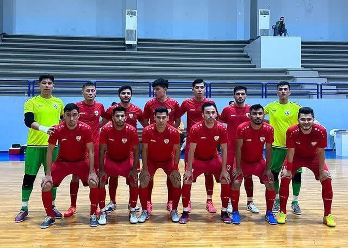 تیم ملی فوتسال افغانستان در برابر لبنان به پیروزی رسید + عکس