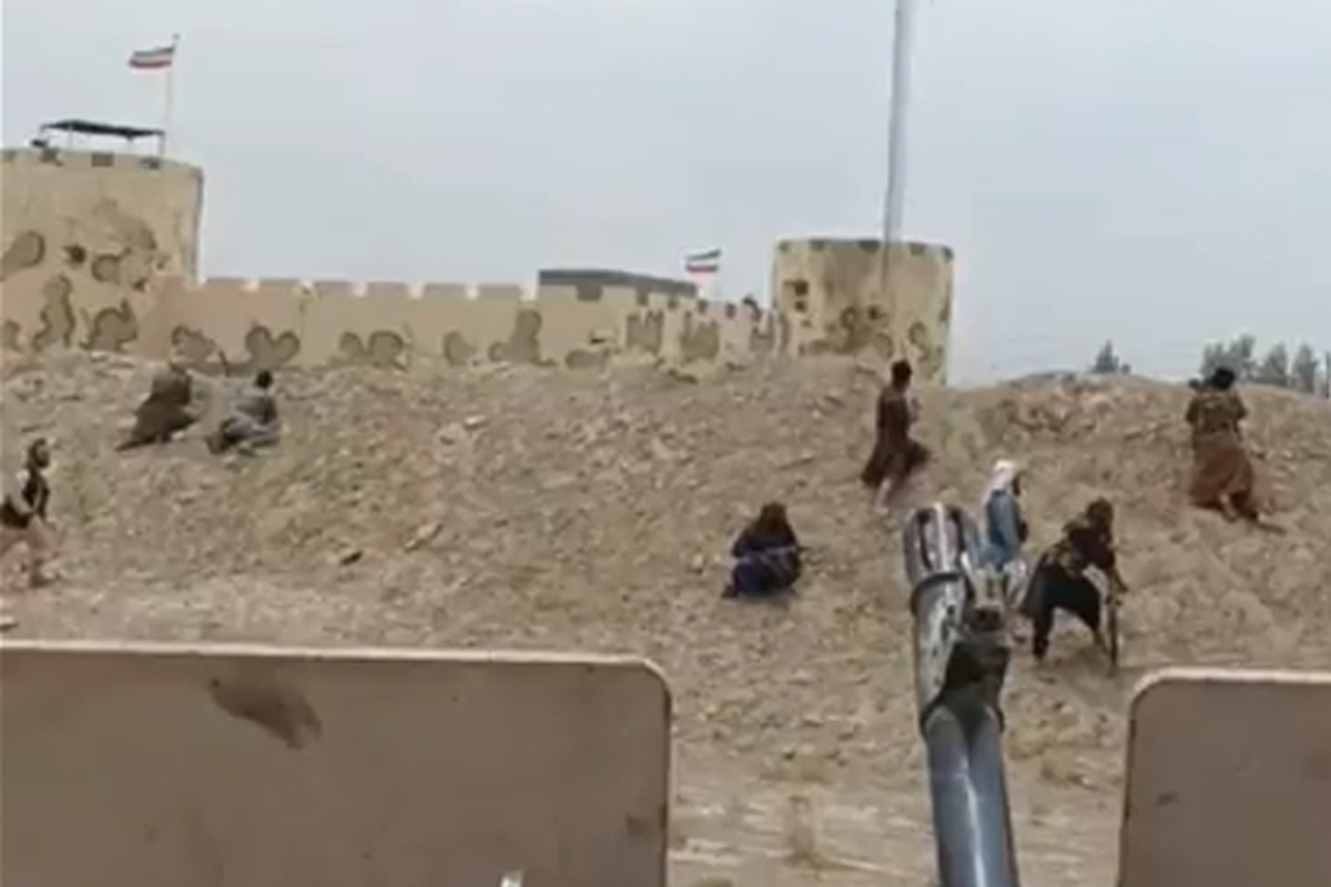 ویدئو | تصویری جدید از درگیری طالبان با ایران