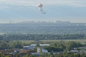 تصاویری از حمله پهپادی به مسکو + فیلم