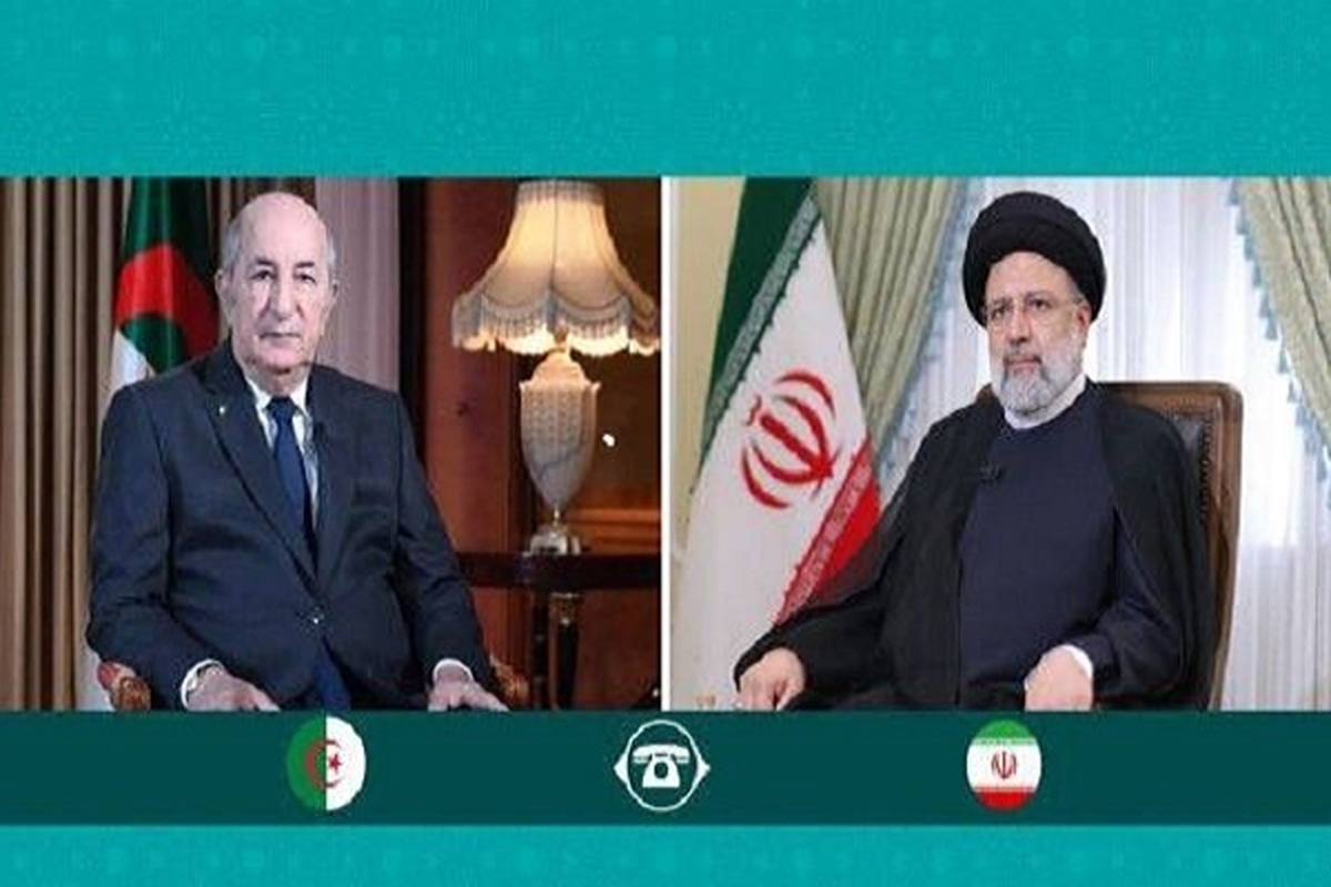 مکالمه تلفنی روسای جمهور ایران و الجزایر