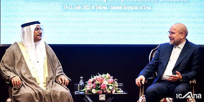 رئیس پارلمان عربی: توافق ایران و عربستان به‌نفع منطقه است | قالیباف: قرن ۲۱ قرن آسیاست و نقش مسلمانان را نمی‌توان در آینده این قاره نادیده گرفت