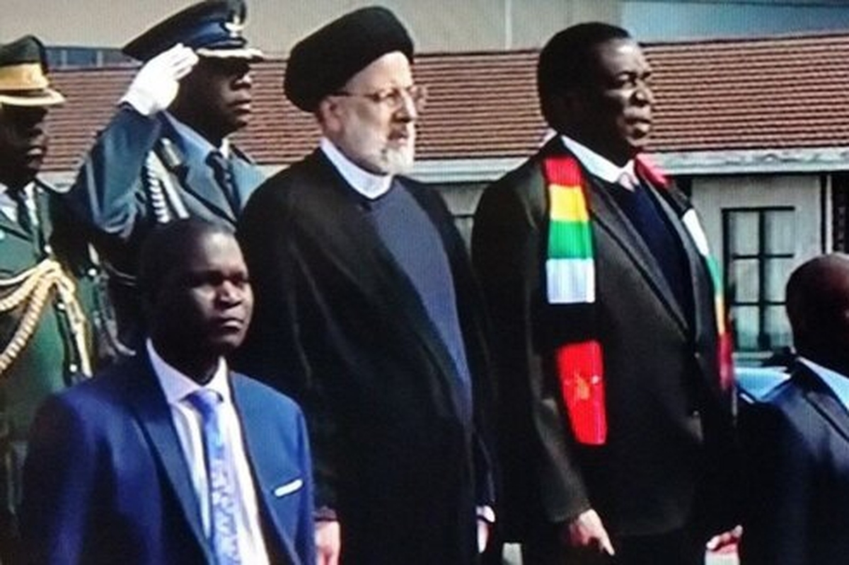 استقبال رسمی رئیس جمهور زیمباوه از رئیسی + ویدئو