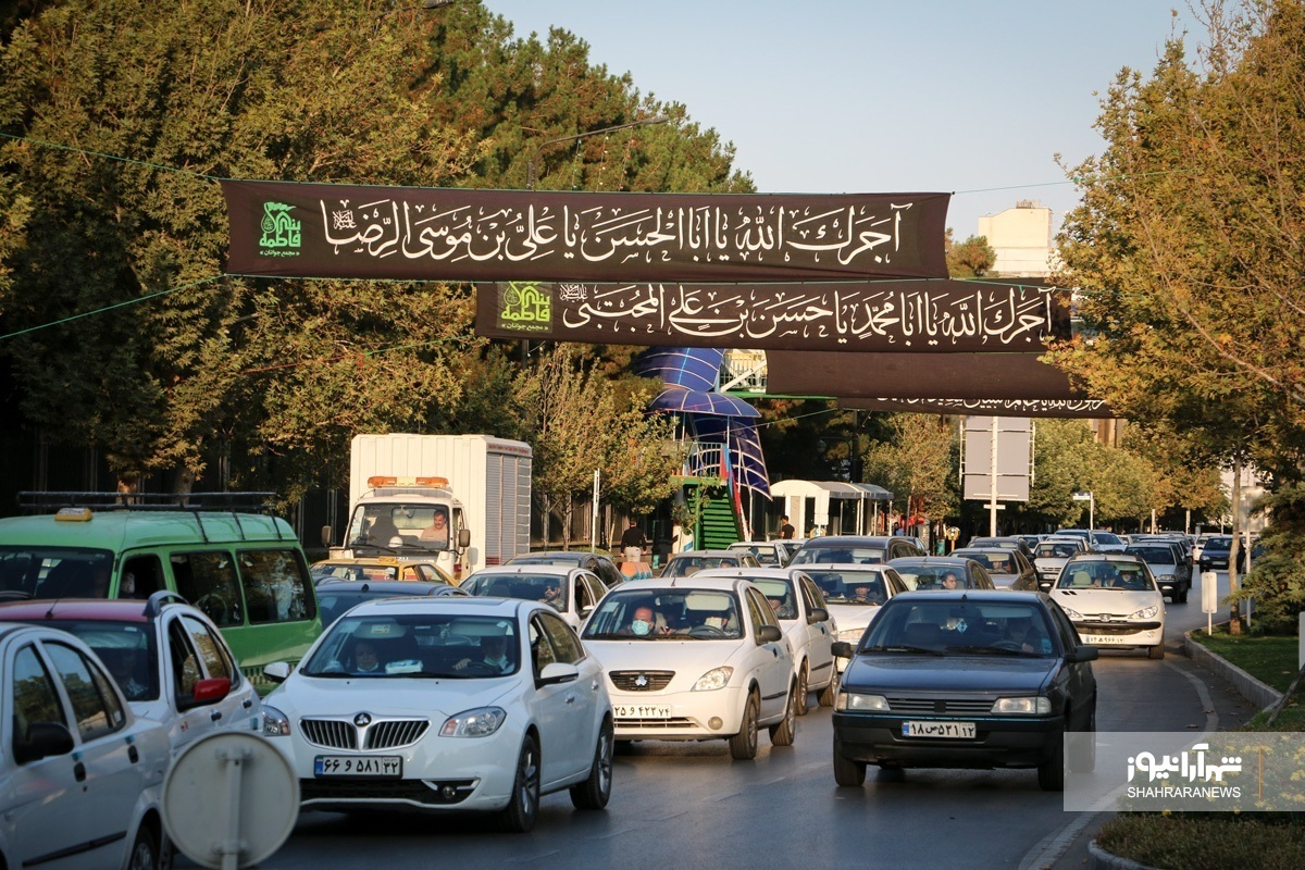 آخرین وضعیت ترافیکی مشهد | ترافیک متراکم در پل جمهوری و میدان فهمیده (۱۹ مرداد ۱۴۰۲)