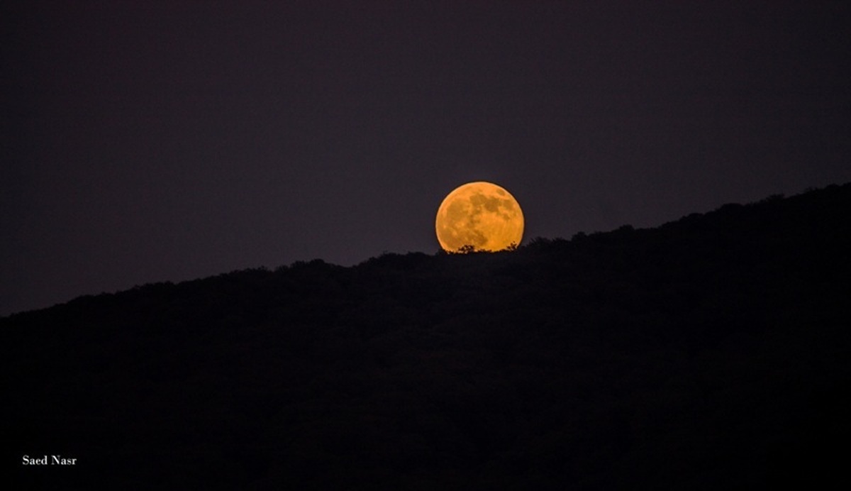 ویدئو| تصاویر زیبا از ماه در دریاچه شورابیل اردبیل