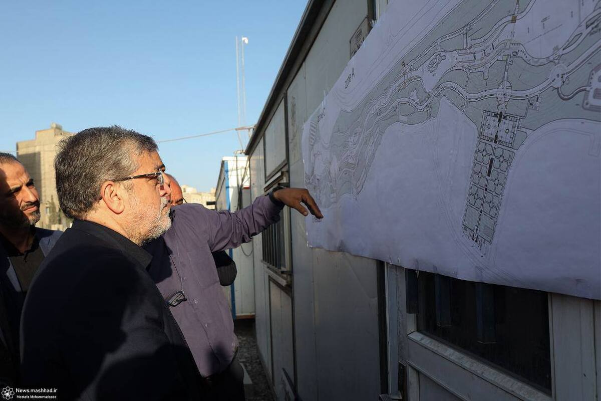 بازدید شهردار مشهد مقدس از فاز سوم پروژه رودپارک 