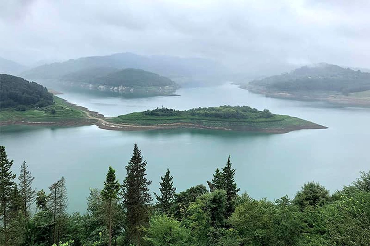 ویدئو| دریاچه و سد زیبای لفور مازندران