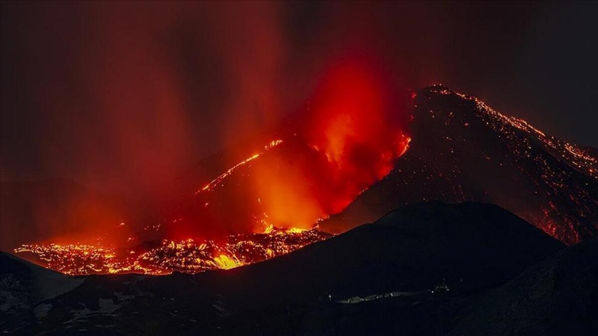 ویدئو| فوران آتشفشان «اتنا» در ایتالیا