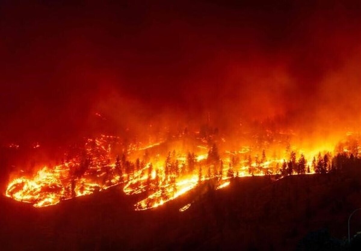 ویدئو| آتش‌سوزی هولناک در جنگل‌های کانادا