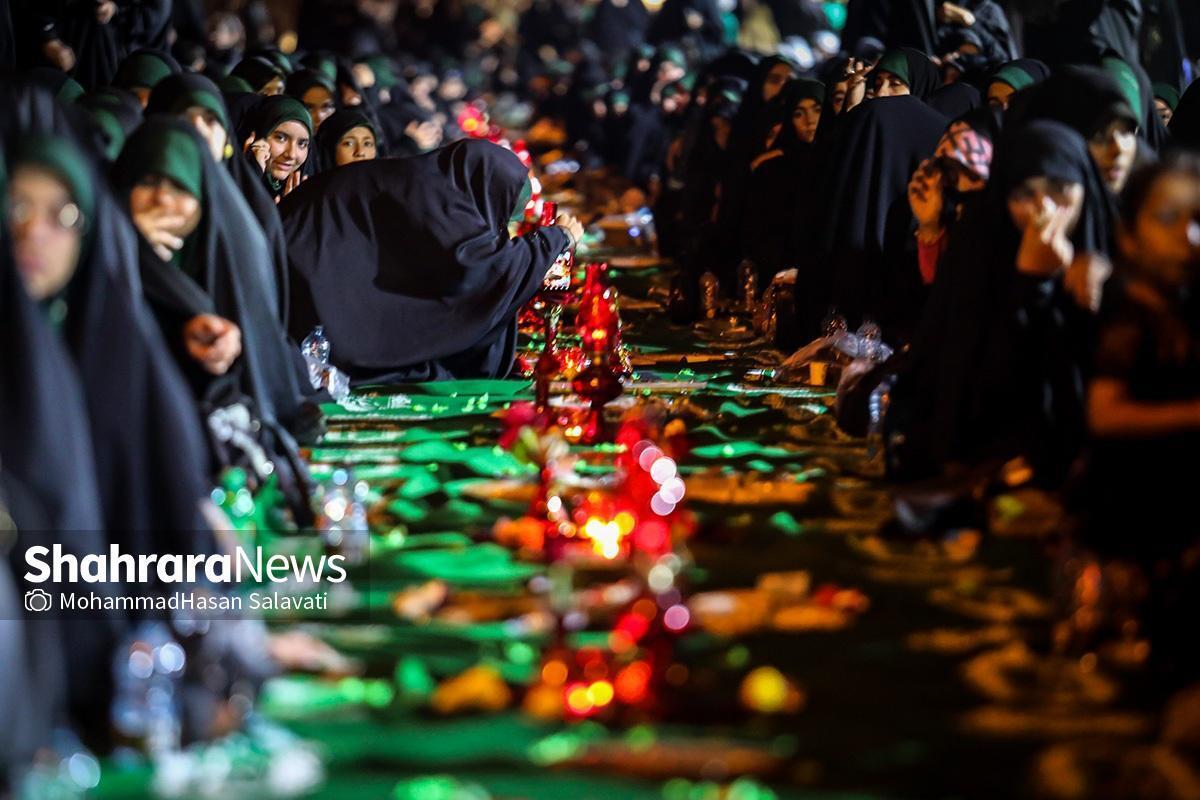 اجتماع ۵ هزار نفری عزاداران ریحانه امام حسین(ع) برگزار شد + فیلم