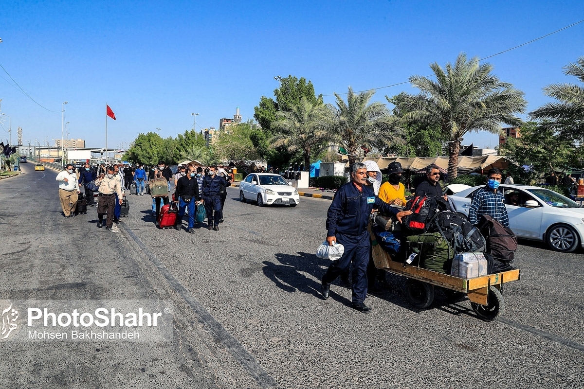 امکان تردد خودروی شخصی در عراق وجود ندارد | تاکنون ۴۰۰ هزار گذرنامه زیارتی تحویل شده است