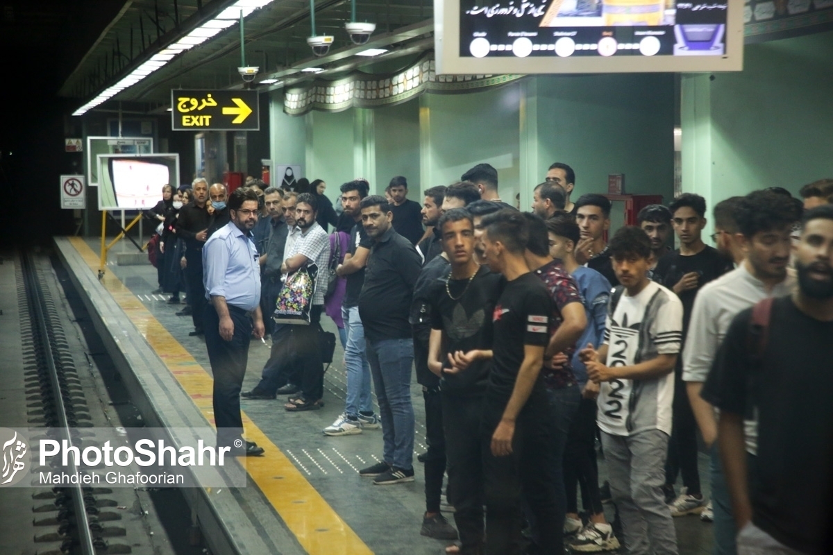 خدمت رسانی رایگان قطار شهری مشهد در تاسوعا و عاشورا