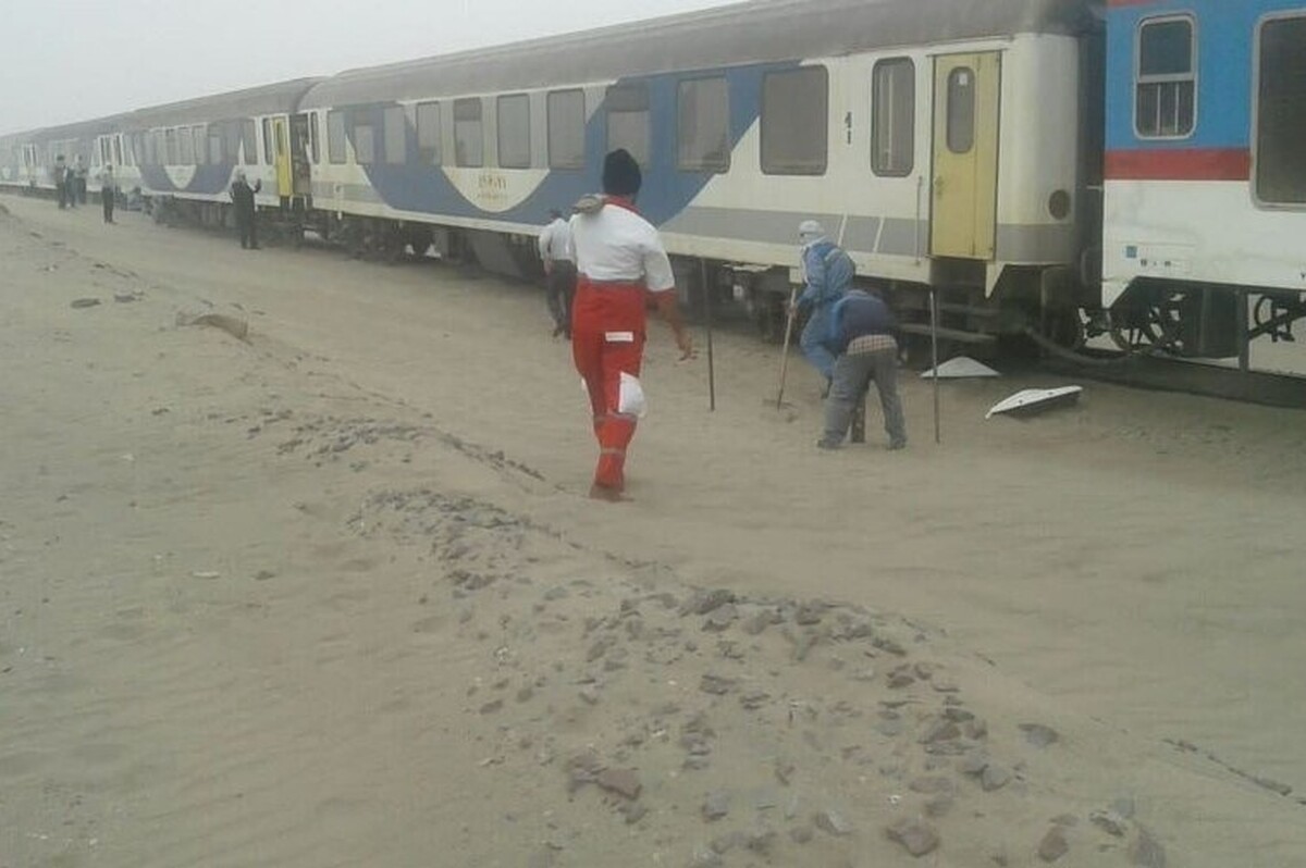 توقف حرکت قطار مشهد - سرخس به دلیل ریزگرد‌ها (۴ مرداد ۱۴۰۲)