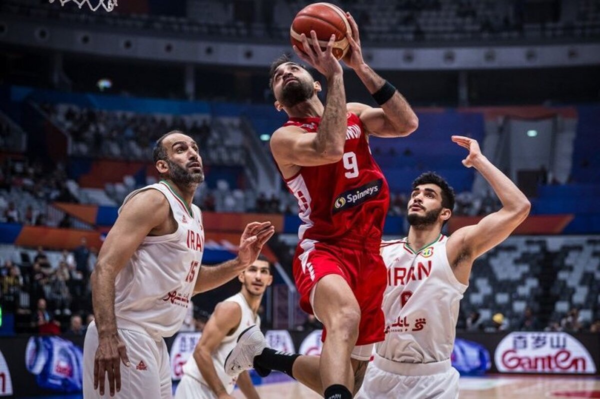 نتیجه بازی تیم‌های ایران و لبنان در جام جهانی بسکتبال | ناکامی مطلق