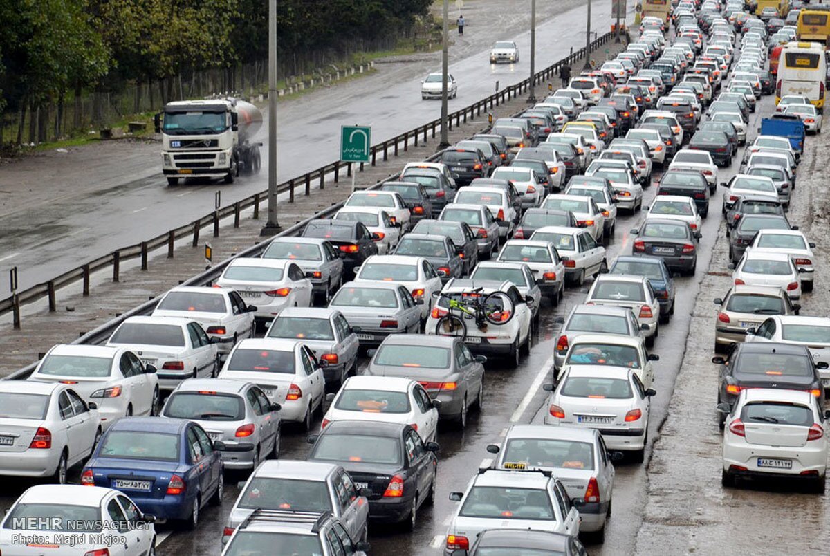 ترافیک در آزادراه تهران - شمال سنگین است (۱۴ شهریور ۱۴۰۲)