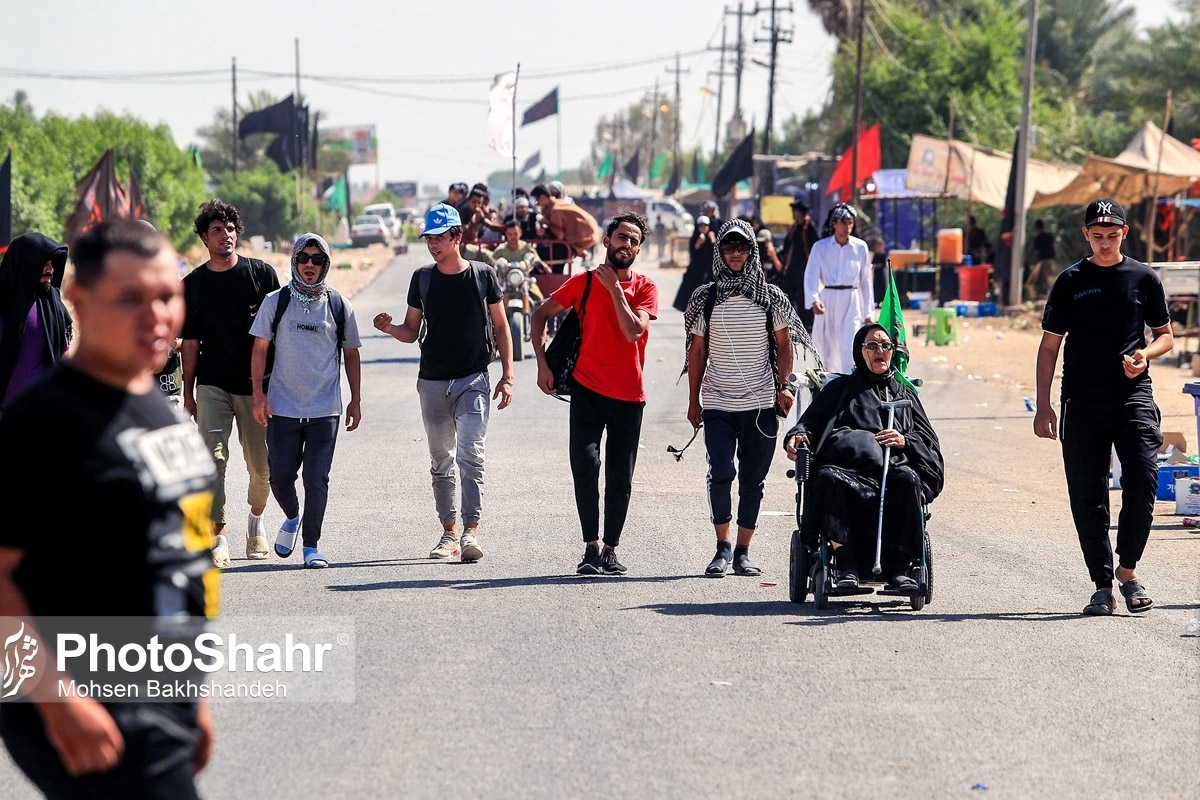 زائران اربعین بازگشت به کشور را به جمعه موکول نکنند | تردد ۱۷۵ هزار زائر از مرز مهران (۱۶ شهریور ۱۴۰۲)
