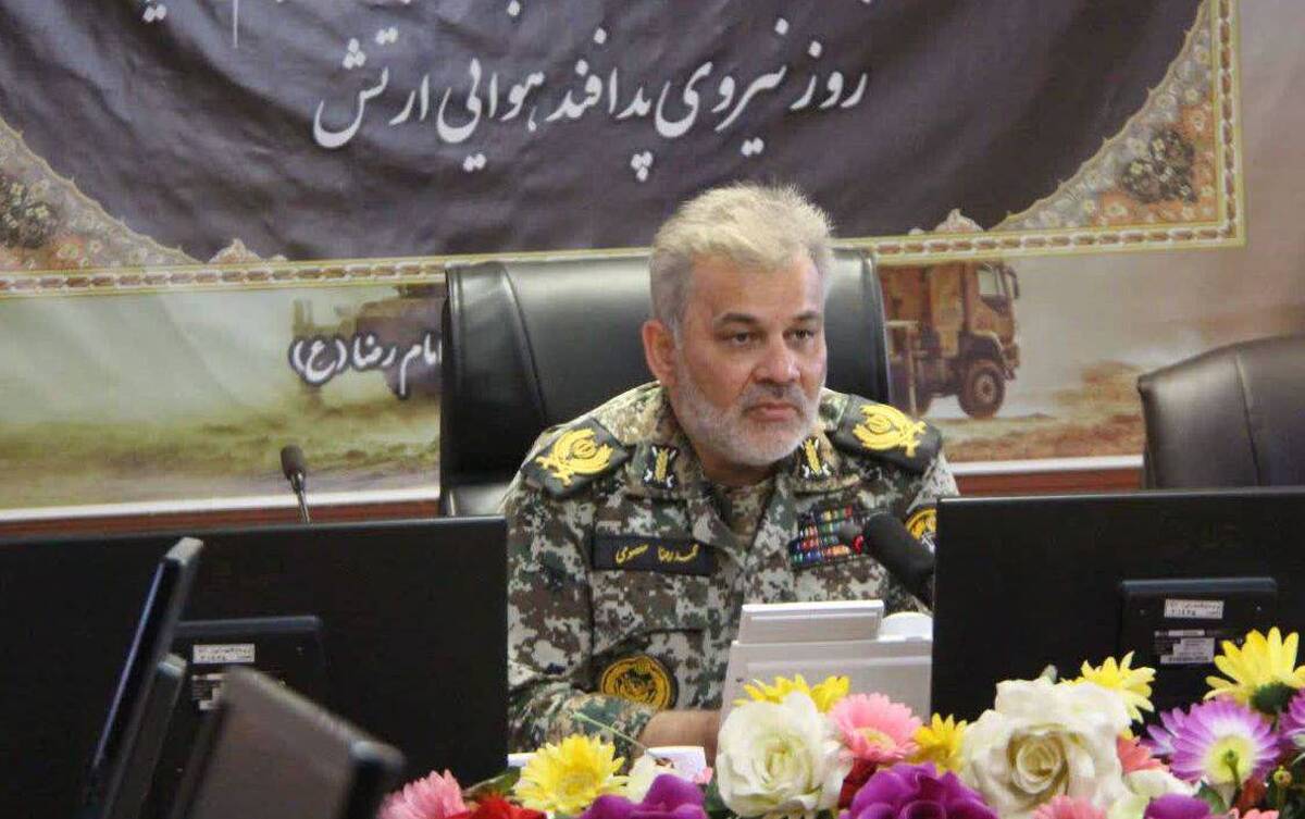 فرمانده منطقه پدافند هوایی شمال شرق: فضای هوایی ایران صد در صد امن است