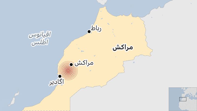 فیلم و تصویر از زلزله ۷ ریشتری مراکش (مغرب) در شمال غربی آفریقا
