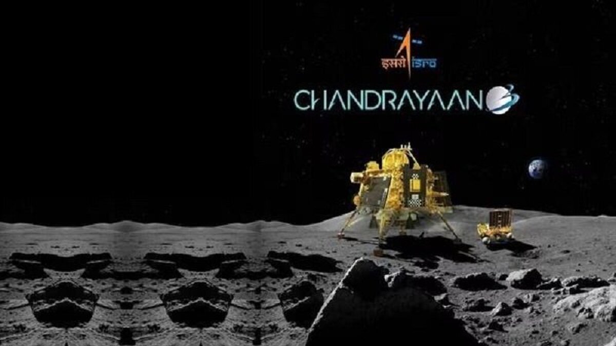 ویدئو| لحظه تاریخی فرود ماه‌نورد هندی‌ها بر روی ماه